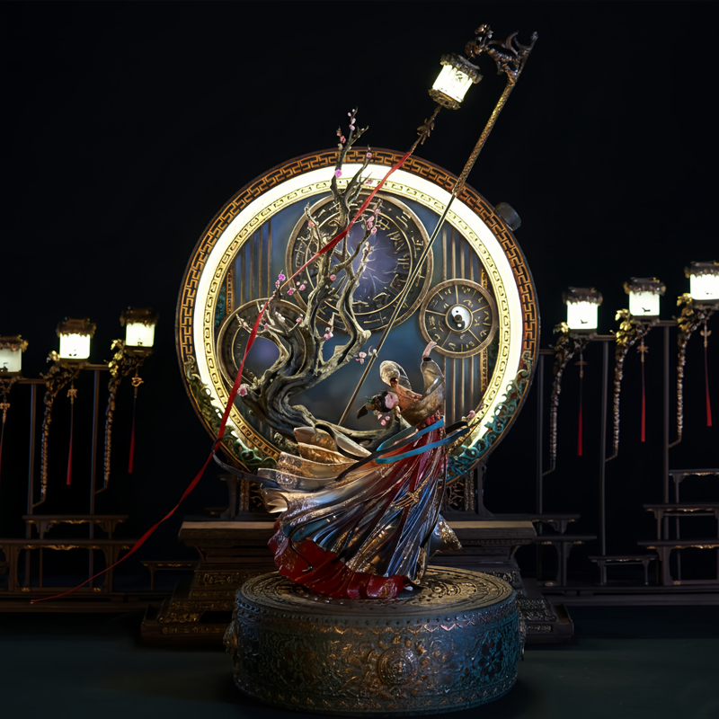 Polyresin Lady Figurine Premium Statue - Elegant Collectible